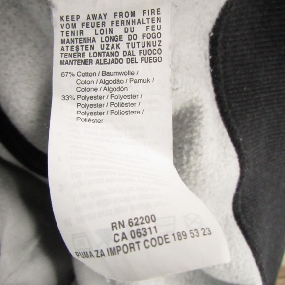 PUMA Gray/Black Zip-Front Jacket Men's L - Picture 15 of 16